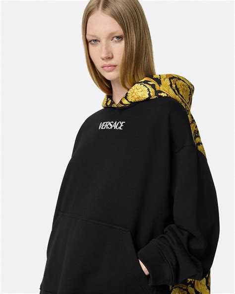 versace hoodie heren|Versace barocco hoodie.